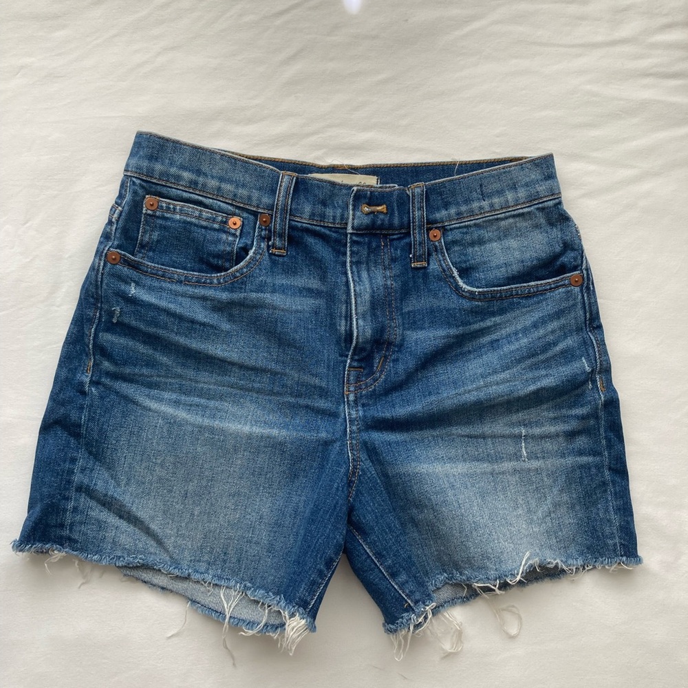 Madewell high-rise Denim shorts